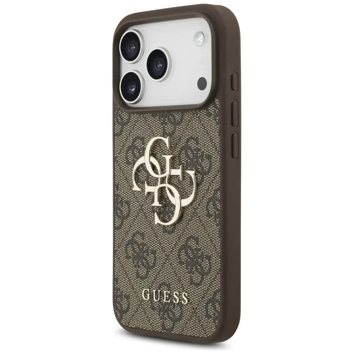 Guess 4G Big Logo Case for iPhone 17 Pro - Brown - Cell phone cases and covers<<<HurtelXML