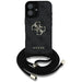 Guess 4G Big Logo Cord Stap Crossbody Case for iPhone 16 Black - Cell phone cases and covers<<<HurtelXML