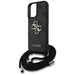 Guess 4G Big Logo Cord Stap Crossbody Case for iPhone 16 Black - Cell phone cases and covers<<<HurtelXML