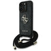 Guess 4G Big Logo Cord Stap Crossbody Case for iPhone 16 Pro Max black - Cell phone cases and covers<<<HurtelXML