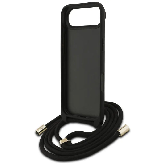 Guess 4G Big Logo Cord Stap Crossbody Case for iPhone 17 Air - Brown - Cell phone cases and covers<<<HurtelXML