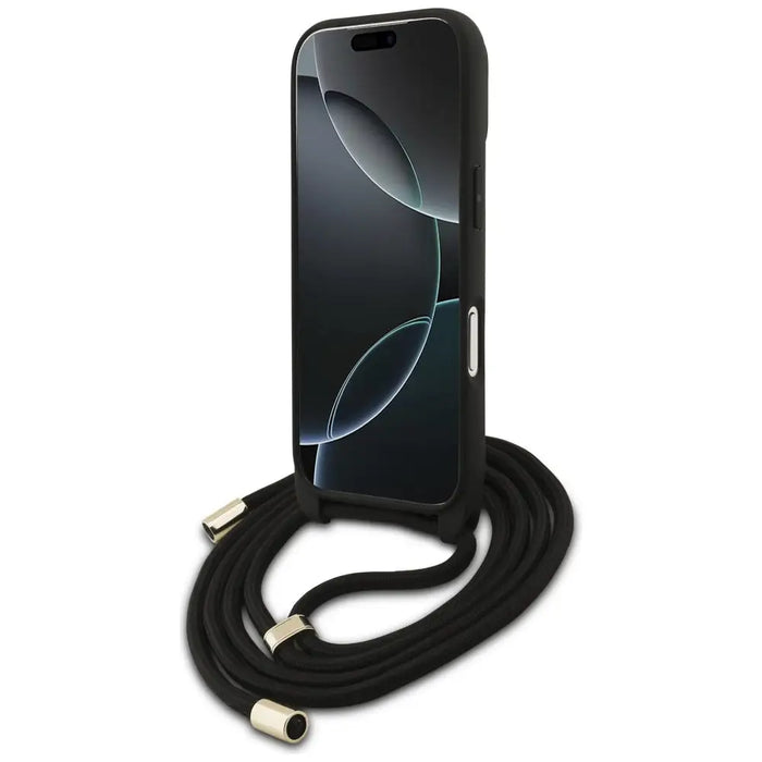 Guess 4G Big Logo Cord Stap Crossbody Case for iPhone 17 Pro - Brown - Cell phone cases and covers<<<HurtelXML
