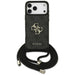 Guess 4G Big Logo Cord Stap Crossbody Case for iPhone 17 Pro Max - Black - Cell phone cases and covers<<<HurtelXML