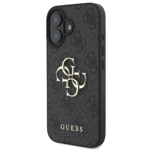 Guess 4G Big Logo iPhone 16 Plus Case - Black - Cell phone cases and covers<<<HurtelXML