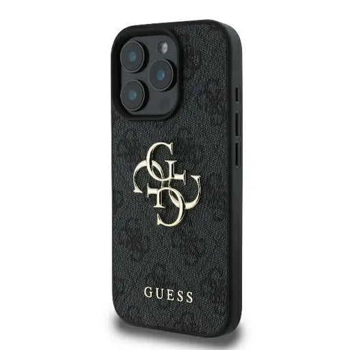 Guess 4G Big Logo iPhone 16 Pro Max Case - Black - Cell phone cases and covers<<<HurtelXML