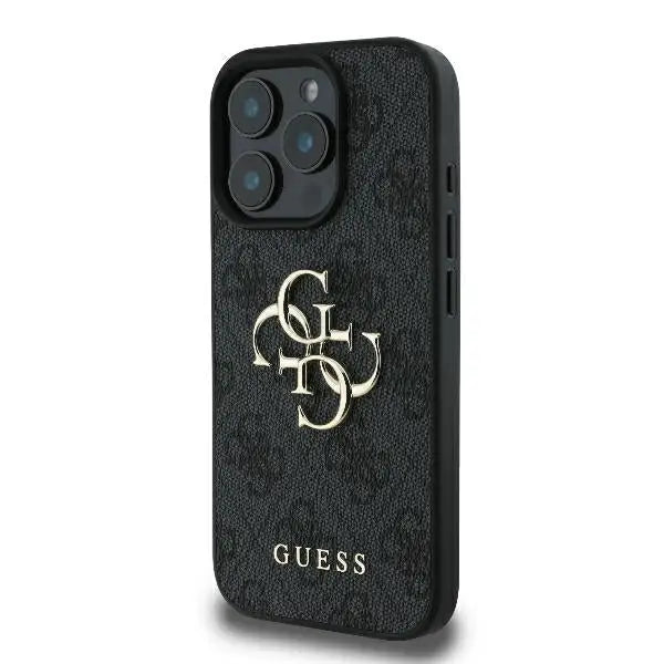 Guess 4G Big Logo iPhone 16 Pro Max Case - Black - Cell phone cases and covers<<<HurtelXML