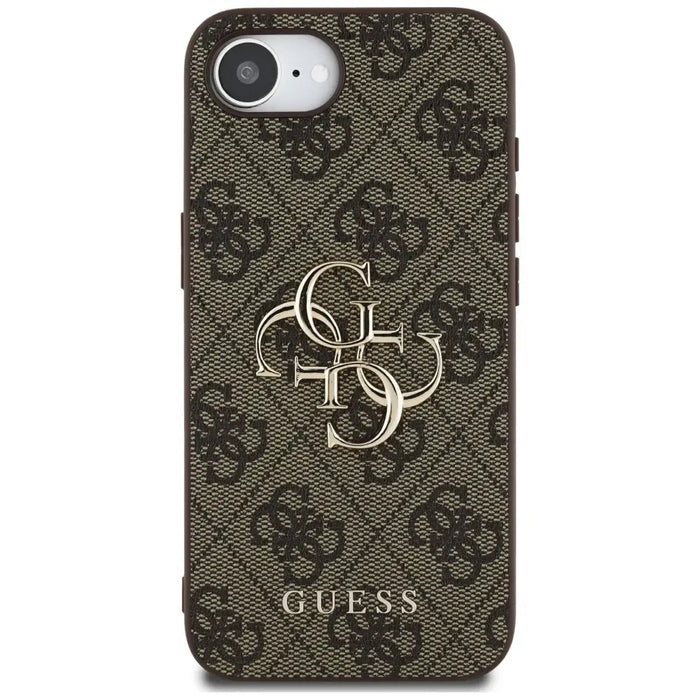 Guess 4G Big Logo iPhone 16e Case - Brown - Cell phone cases and covers<<<HurtelXML