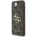 Guess 4G Big Logo iPhone 16e Case - Brown - Cell phone cases and covers<<<HurtelXML