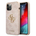 Guess 4G Big Metal Logo Case for iPhone 12 / 12 Pro - Pink - Cell phone cases and covers<<<HurtelXML