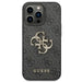 Guess 4G Big Metal Logo Case for iPhone 14 Pro Max - Gray - Cell phone cases and covers<<<HurtelXML
