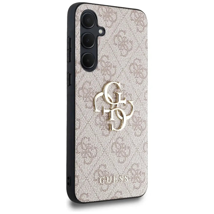 Guess 4G Big Metal Logo case for Samsung Galaxy A35 - pink - Cell phone cases and covers<<<HurtelXML
