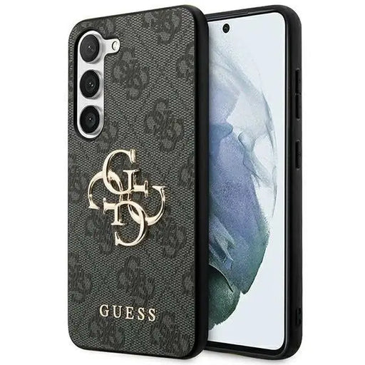 Guess 4G Big Metal Logo case for Samsung Galaxy A55 - black - Cell phone cases and covers<<<HurtelXML