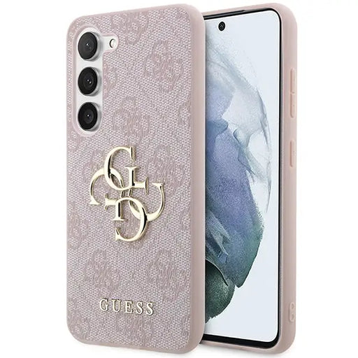 Guess 4G Big Metal Logo case for Samsung Galaxy A55 - pink - Cell phone cases and covers<<<HurtelXML