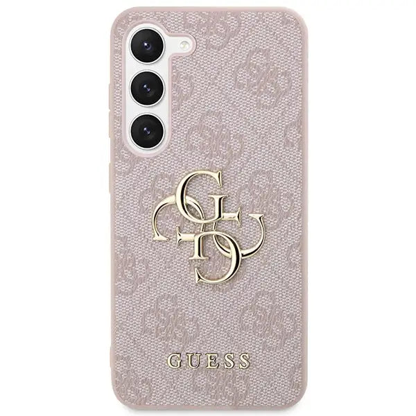 Guess 4G Big Metal Logo case for Samsung Galaxy A55 - pink - Cell phone cases and covers<<<HurtelXML