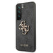 Guess 4G Big Metal Logo Case for Samsung Galaxy S22 - Gray - Cell phone cases and covers<<<HurtelXML