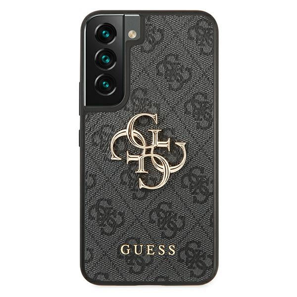 Guess 4G Big Metal Logo Case for Samsung Galaxy S22 - Gray - Cell phone cases and covers<<<HurtelXML