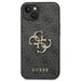 Guess 4G Big Metal Logo iPhone 14 Case - Gray - Cell phone cases and covers<<<HurtelXML