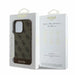 Guess 4G Bottom Stripe case for iPhone 16 Pro - brown - Cell phone cases and covers<<<HurtelXML