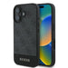 Guess 4G Bottom Stripe iPhone 16 Case - Gray - Cell phone cases and covers<<<HurtelXML
