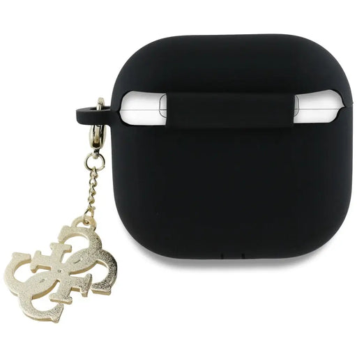 Guess 4G Charm Case for AirPods 4 - Black - Cell phone cases and covers<<<HurtelXML