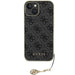 Guess 4G Charms Collection case for iPhone 15 - gray - Cell phone cases and covers<<<HurtelXML
