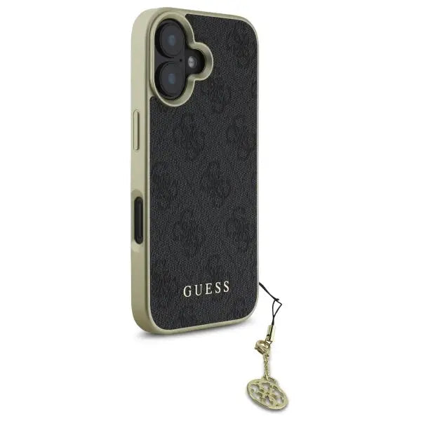 Guess 4G Charms Collection case for iPhone 16 Plus - black - Cell phone cases and covers<<<HurtelXML