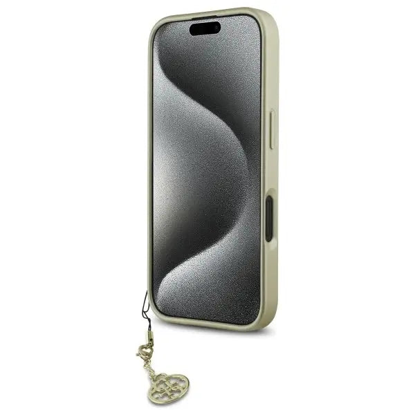 Guess 4G Charms Collection case for iPhone 16 Plus - black - Cell phone cases and covers<<<HurtelXML