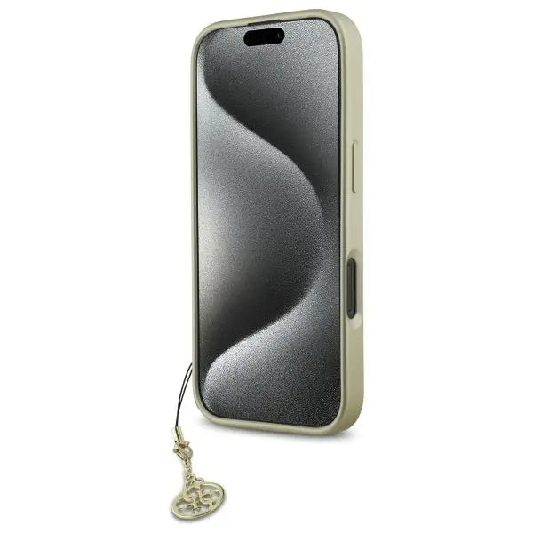 Guess 4G Charms Collection case for iPhone 16 Pro - black - Cell phone cases and covers<<<HurtelXML