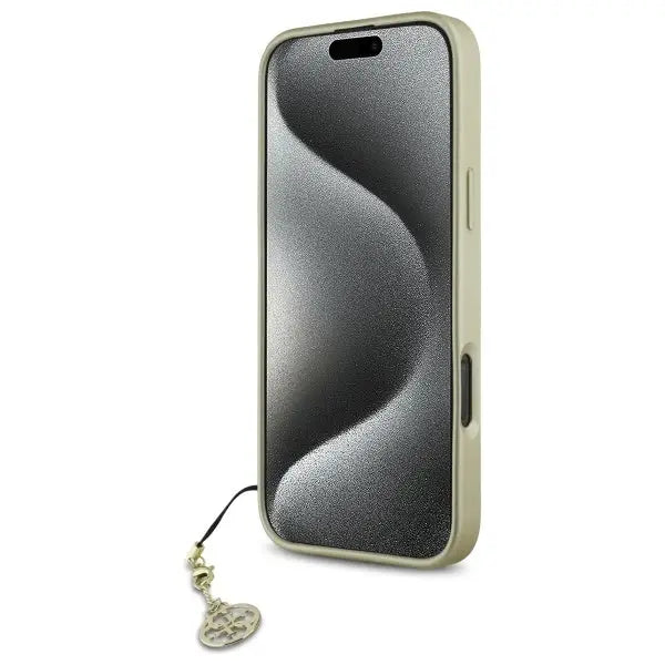 Guess 4G Charms Collection case for iPhone 16 Pro - brown - Cell phone cases and covers<<<HurtelXML