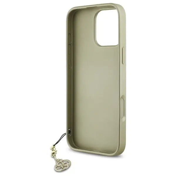 Guess 4G Charms Collection case for iPhone 16 Pro - brown - Cell phone cases and covers<<<HurtelXML