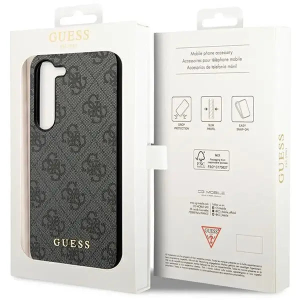 Guess 4G Charms Collection case for Samsung Galaxy A55 - black - Cell phone cases and covers<<<HurtelXML