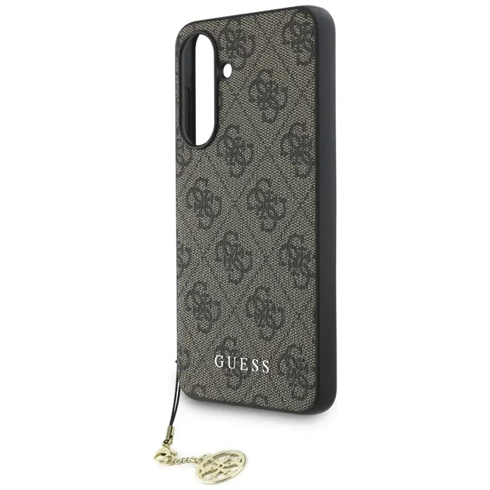 Guess 4G Charms Collection Case for Samsung Galaxy A56 - Brown - Cell phone cases and covers<<<HurtelXML