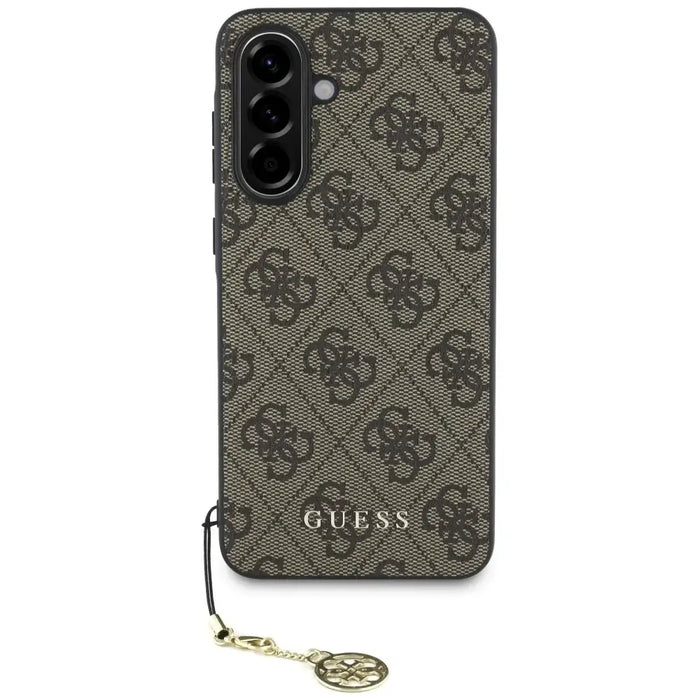 Guess 4G Charms Collection Case for Samsung Galaxy A56 - Brown - Cell phone cases and covers<<<HurtelXML