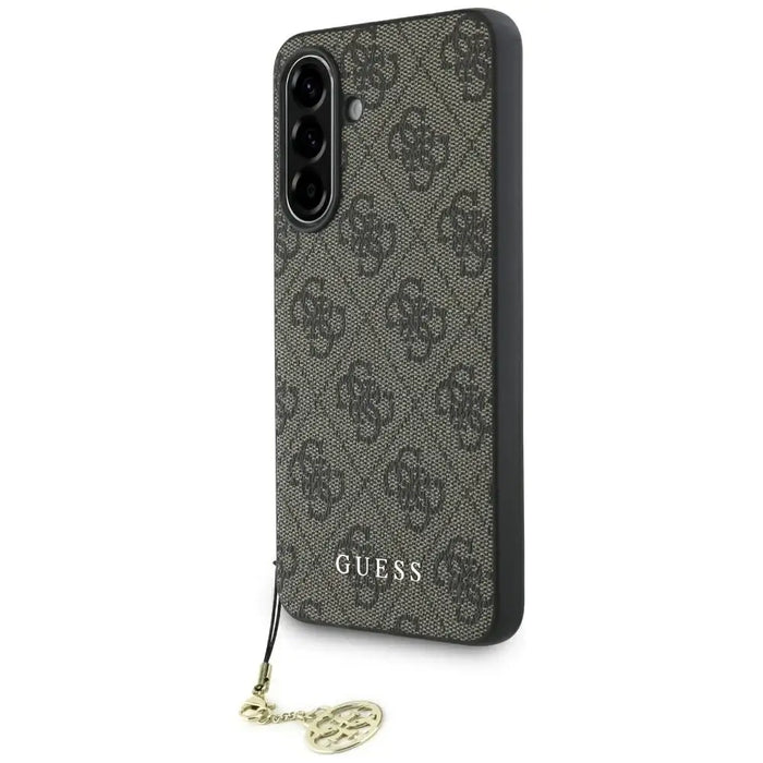 Guess 4G Charms Collection Case for Samsung Galaxy A56 - Brown - Cell phone cases and covers<<<HurtelXML