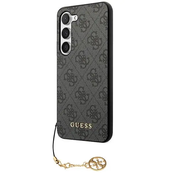 Guess 4G Charms Collection case for Samsung Galaxy S24 - black - Cell phone cases and covers<<<HurtelXML