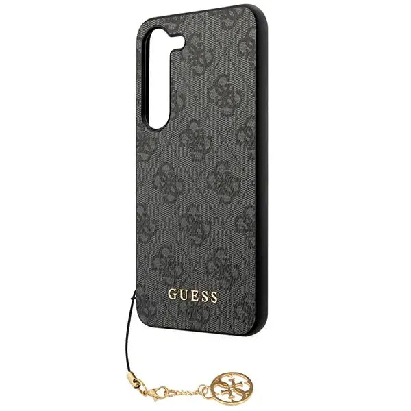 Guess 4G Charms Collection case for Samsung Galaxy S24 - black - Cell phone cases and covers<<<HurtelXML