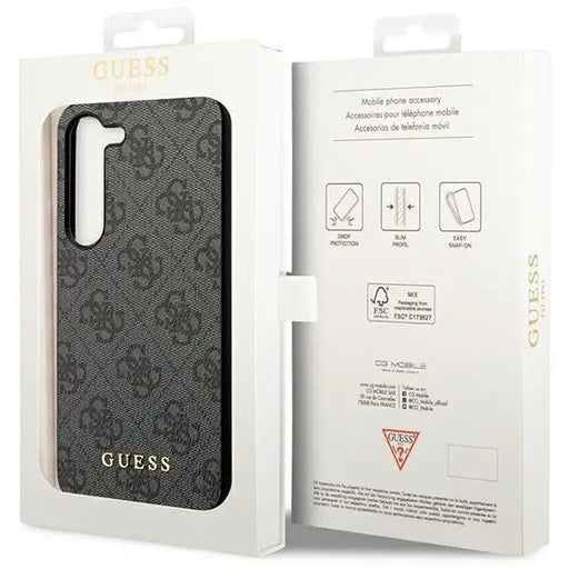 Guess 4G Charms Collection case for Samsung Galaxy S24 - black - Cell phone cases and covers<<<HurtelXML