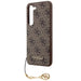 Guess 4G Charms Collection case for Samsung Galaxy S24 - brown - Cell phone cases and covers<<<HurtelXML