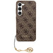 Guess 4G Charms Collection case for Samsung Galaxy S24 - brown - Cell phone cases and covers<<<HurtelXML