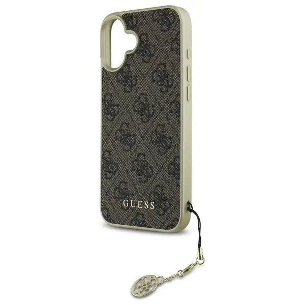 Guess 4G Charms Collection iPhone 16 Plus Case - Brown - Cell phone cases and covers<<<HurtelXML