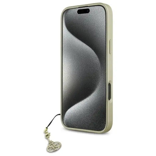 Guess 4G Charms Collection iPhone 16 Pro Max Case - Brown - Cell phone cases and covers<<<HurtelXML