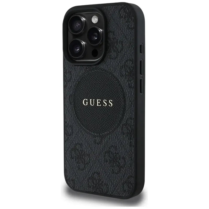 Guess 4G Circle Classic Logo MagSafe case for iPhone 16 Pro Max - black - Cell phone cases and covers<<<HurtelXML