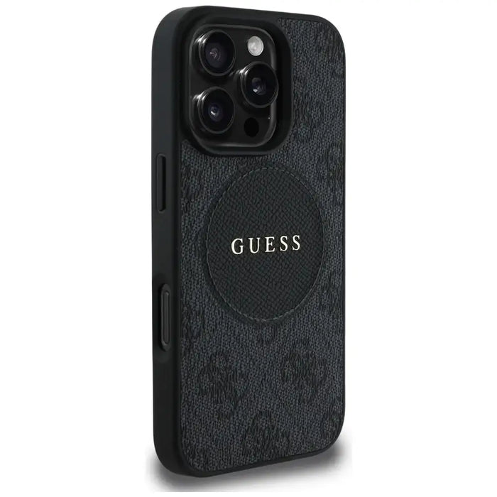 Guess 4G Circle Classic Logo MagSafe case for iPhone 16 Pro Max - black - Cell phone cases and covers<<<HurtelXML