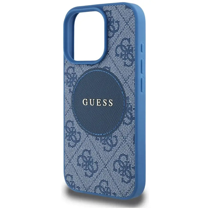 Guess 4G Circle Classic Logo MagSafe case for iPhone 16 Pro Max - blue - Cell phone cases and covers<<<HurtelXML