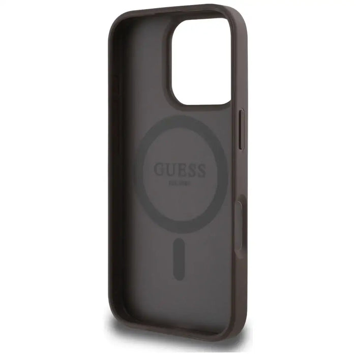Guess 4G Circle Classic Logo MagSafe case for iPhone 16 Pro Max - brown - Cell phone cases and covers<<<HurtelXML