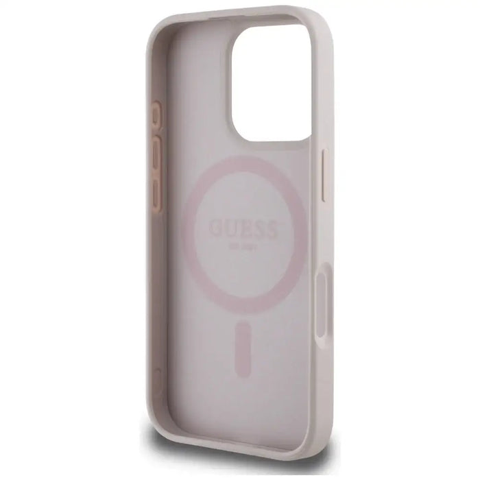 Guess 4G Circle Classic Logo MagSafe case for iPhone 16 Pro Max - pink - Cell phone cases and covers<<<HurtelXML