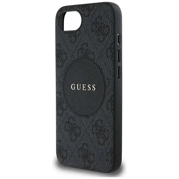 Guess 4G Circle Classic Logo MagSafe case for iPhone 16e - black - Cell phone cases and covers<<<HurtelXML
