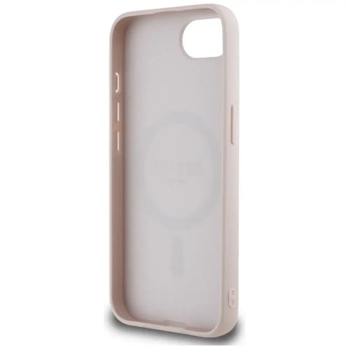 Guess 4G Circle Classic Logo MagSafe case for iPhone 16e - pink - Cell phone cases and covers<<<HurtelXML