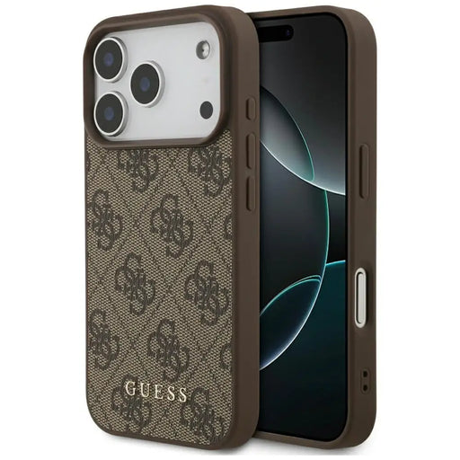 Guess 4G Classic Case for iPhone 17 Pro - Brown - Cell phone cases and covers<<<HurtelXML