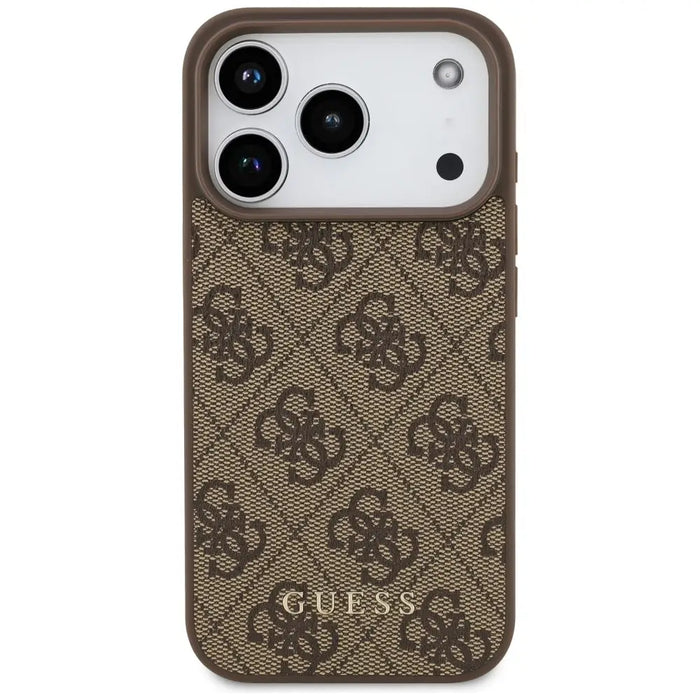 Guess 4G Classic Case for iPhone 17 Pro - Brown - Cell phone cases and covers<<<HurtelXML